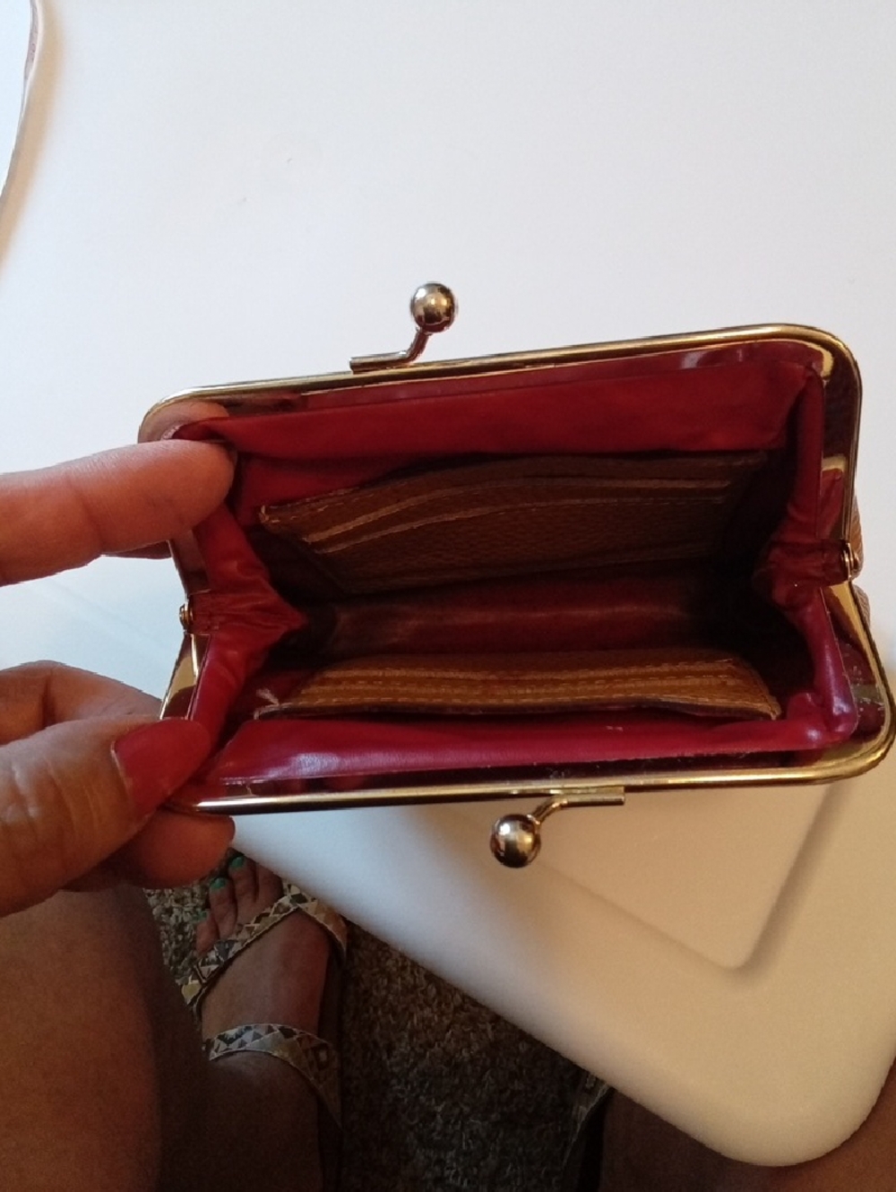 Dooney & Bourke Pebble Leather Coin Bag - Picture 5 of 5